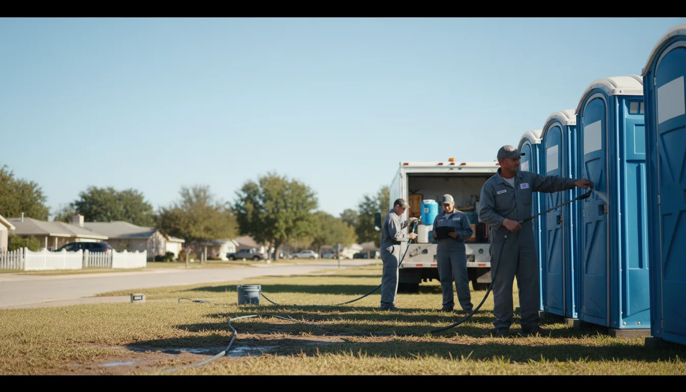 Long-Term Portable Toilet Rental in Cleburne, TX near me